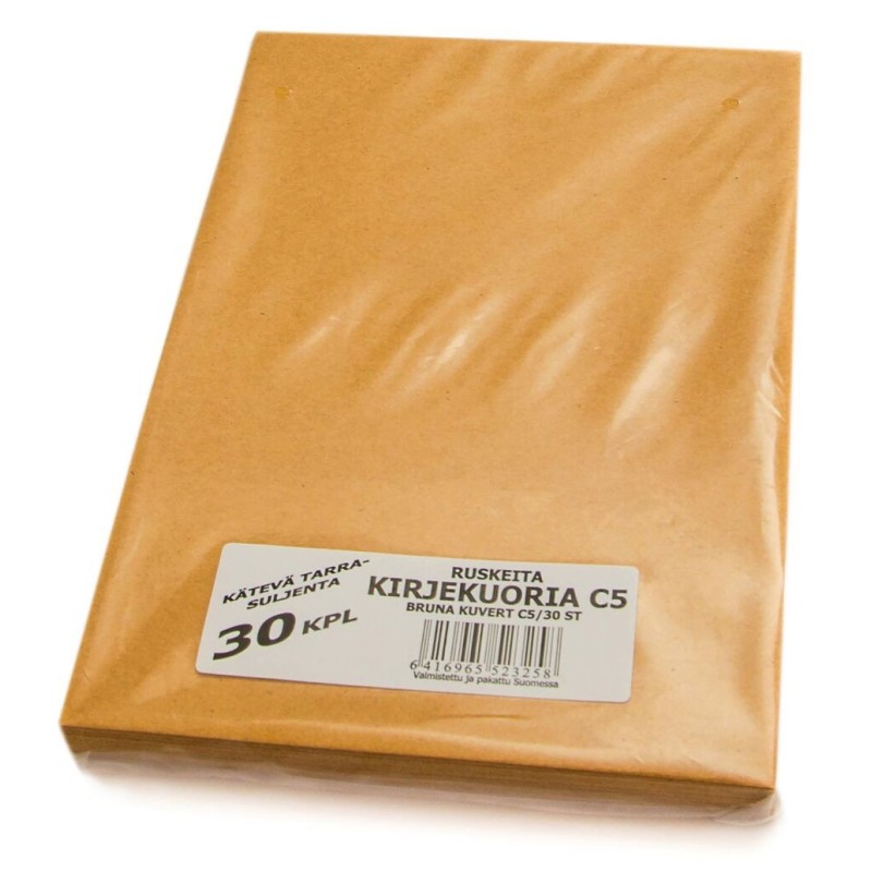 KIRJEKUORIA C5 RUSKEA 30 KPL TARRASULJENTA