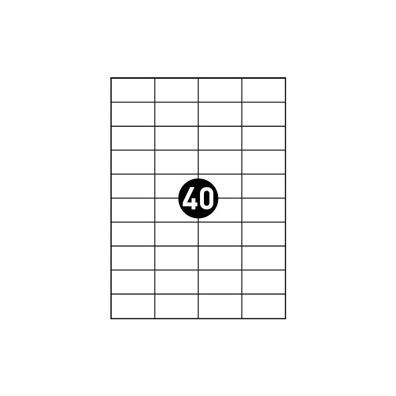 TULOSTUSTARRAT 52,5x29,7 MM A4 100 ARKKIA