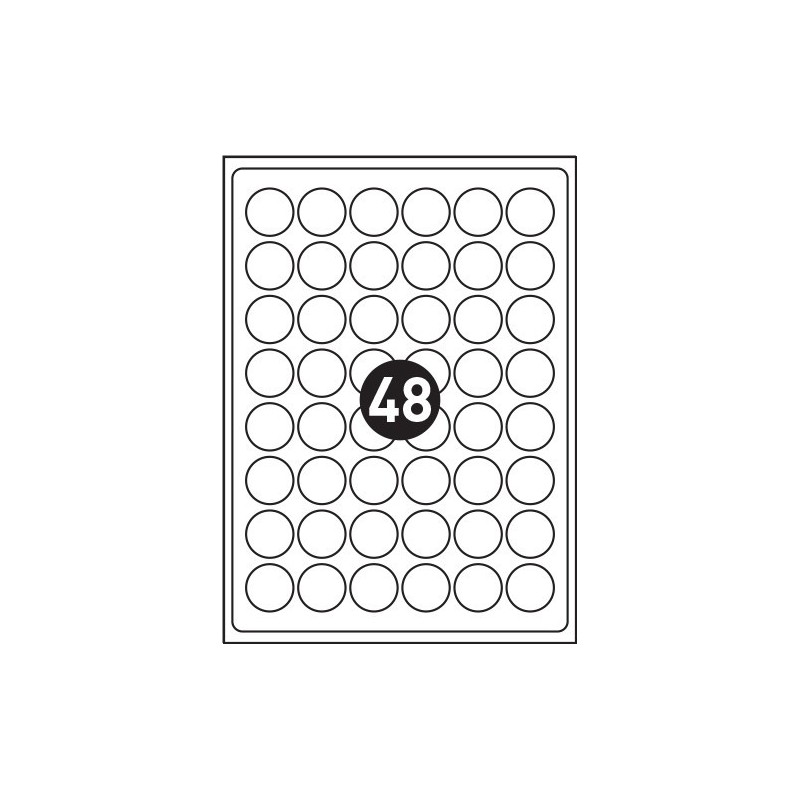 TULOSTUSTARRAT Ø30 MM A4 100 ARKKIA