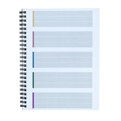 KIERREVIHKO A4 75 LEHTEÄ  VIIVOITUS/RUUDUTUS JAKAJALLINEN