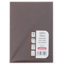 ASKARTELUKORTIT A6 TUMMASUKLAA 25 KPL