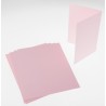 Korttipohja 2-osainen A5 vaaleanpunainen 10 kpl