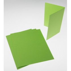 2-osaiset korttipohja limevihrea A5 10 kpl