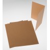 Korttipohja 2-osainen A5 toffeenruskea 10 kpl