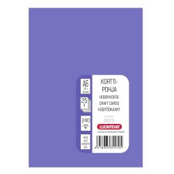 Korttipohja A6 violetti 25 kpl