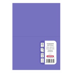 Korttipohja 2-osainen A5 violetti 10 kpl