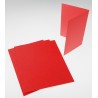 Korttipohja 2-osainen A5 punainen 10 kpl