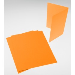 Korttipohja 2-osainen A5 oranssi 10 kpl