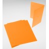 Korttipohja 2-osainen A5 oranssi 10 kpl