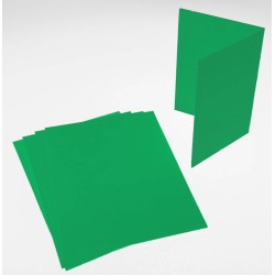 Korttipohja 2-osainen A5 vihreä 10 kpl