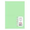 Korttipohja 2-osainen A5 mintunvihreä 10 kpl
