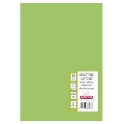 Askartelukartonki A4 limevihreä 10 kpl