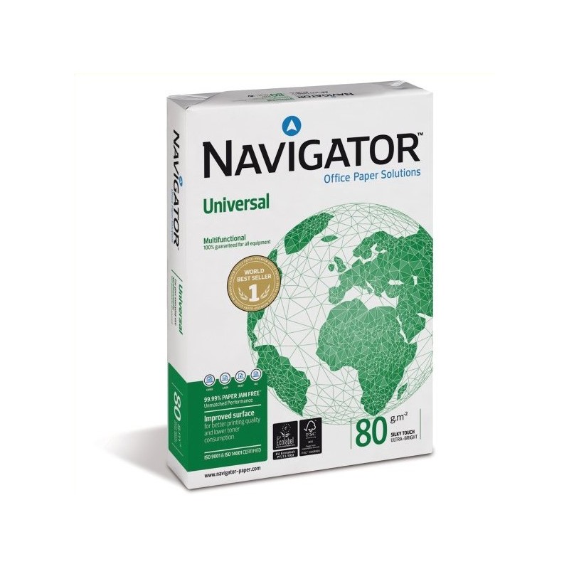 Kopiopaperi A3 80 gsm 500 arkkia valkoinen Navigator Universal