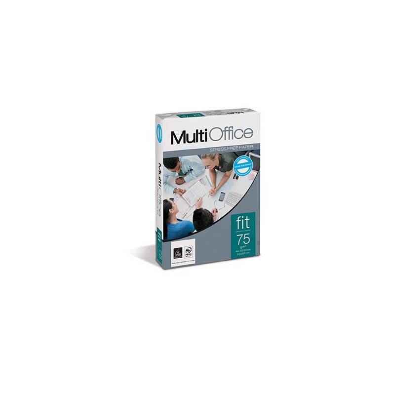 Tulostuspaperi mappirei'itetty 75 gsm A4 500 arkkia Multioffice Fit