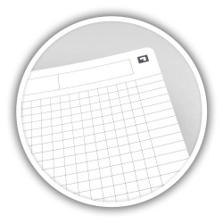 Muistikirja A5 80 lehteä 5x5 mm ruudutus tumma kansilajitelma Oxford Signature