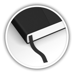Muistikirja A5 80 lehteä blanco tumma kansilajitelma Oxford Signature