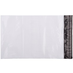 Postituspussi valkoinen  450 x 550 + 50 mm tarrasuljenta 100 kpl