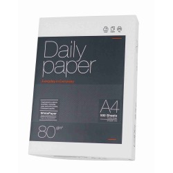 Tulostus- ja kopiopaperi A4 80 gsm 500 arkkia valkoinen Daily paper
