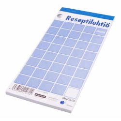 Reseptilehtiö 100x210 mm 50 lehteä College