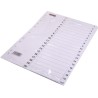 VÄLILEHTI A4 VALKOINEN 20-JAKOINEN