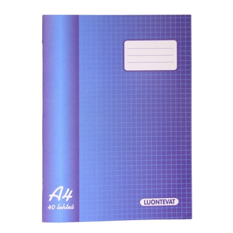 SIINIKANTINEN RUUTUVIHKO A4 40 LEHTEÄ 7x7 MM RUUDUTUS SIINIKANTINEN RUUTUVIHKO A4 40 LEHTEÄ 7x7 MM RUUDUTUS