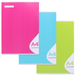 NIDOTTU VIHKO A4 40 LEHTEÄ 7x7 MM RUUDUTUS COLOR