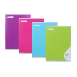 NIDOTTU VIHKO A5 40 LEHTEÄ 7x7 MM RUUDUTUS COLOR